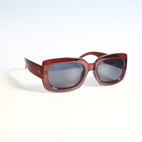 AJ Morgan 53848 52-21 136 Red Oversized rectangle sunglasses N3 - Picture 1 of 10